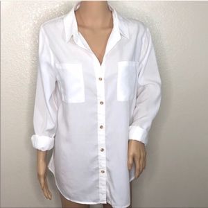 THREAD & SUPPLY WHITE BUTTON DOWN